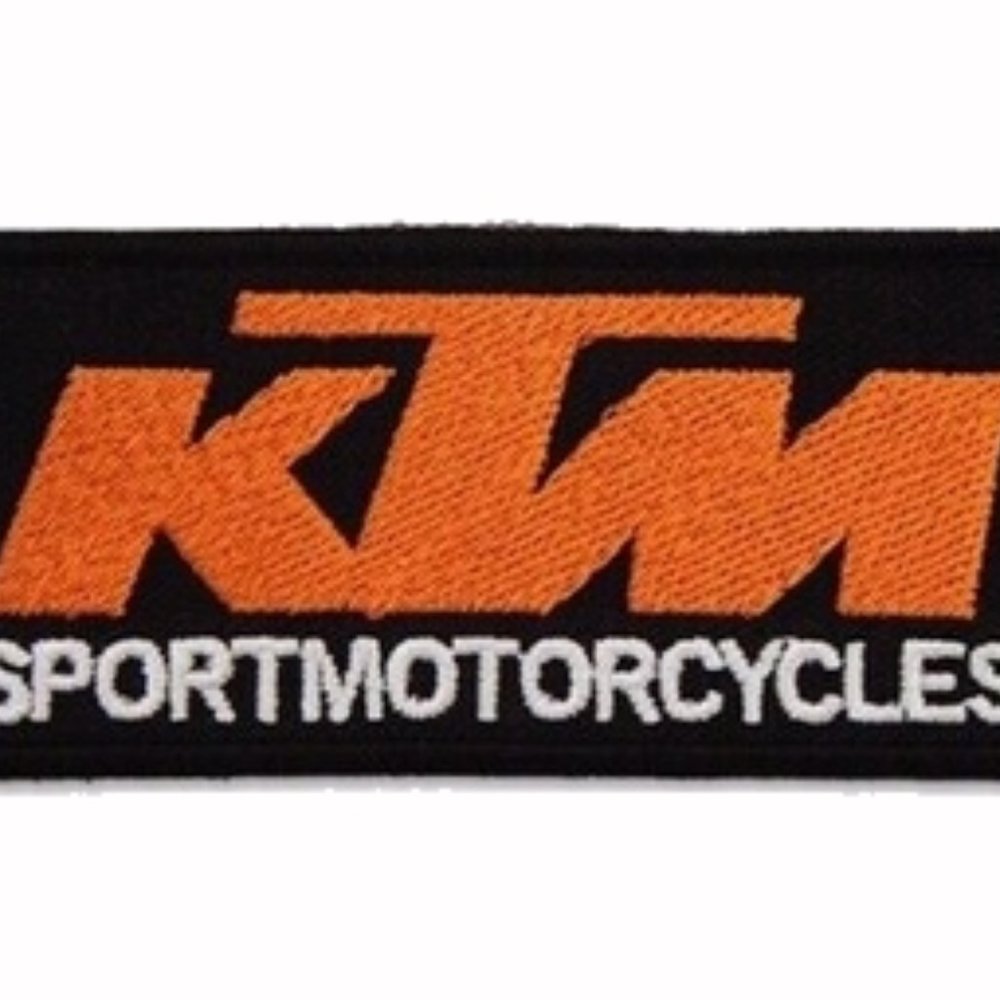 KTM Sport Embroidered Iron-On Sew-On Patch - NEW
